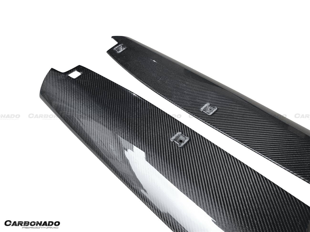 2015-2020 McLaren 540c/570s/570gt OEM Style Carbon Fiber Side Skirts - Carbonado Aero