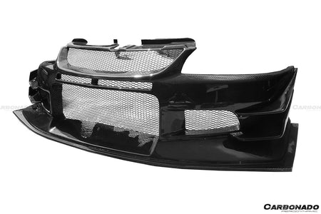 2003-2006 Mitsubishi Evo 7/8/9 VTS Style Front Bumper - Carbonado Aero