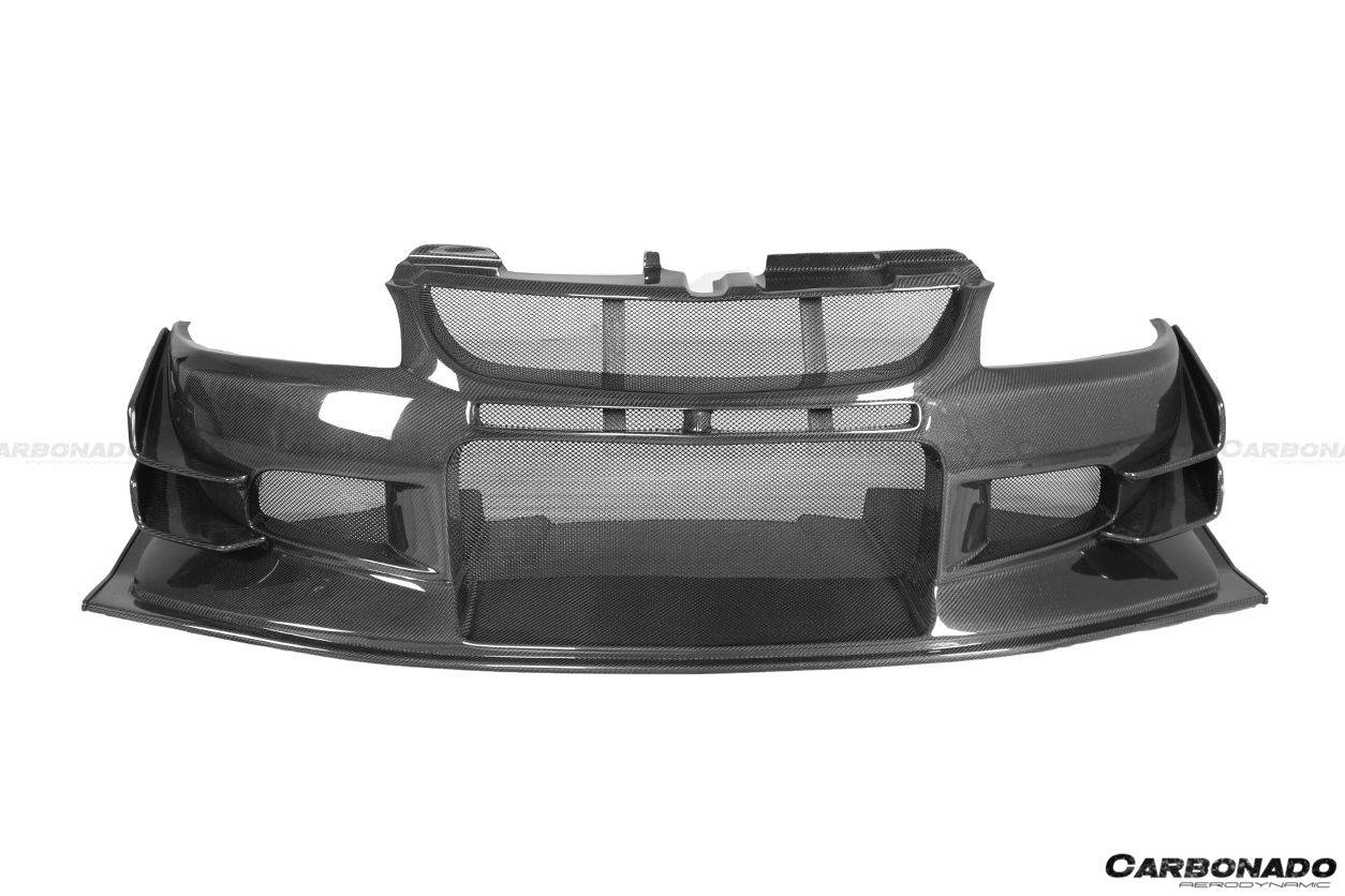 2003-2006 Mitsubishi Evo 7/8/9 VTS Style Front Bumper - Carbonado Aero